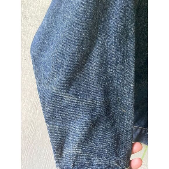 Vintage Levi’s Dark Denim Trucker M Jean Jacket 80’s Made in USA - Picture 9 of 9